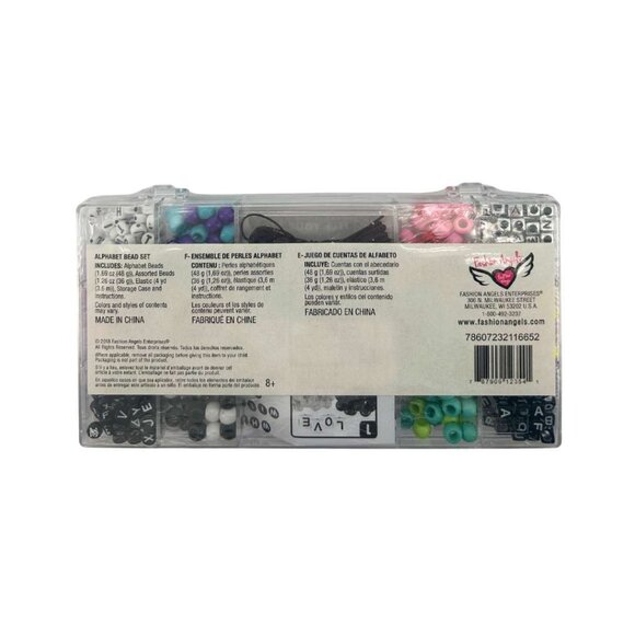 Fashion Angels Alphabet Bead Kit / 500 Piece - Picture 2 of 3